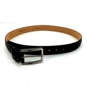NWOT Mezlan made in Spain men’s leather embellished belt square buckle